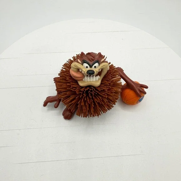 Looney Tunes TAZ Koosh Tasmania Devil Vintage Anti Stress Ball 1998 Space Jam - Picture 5 of 5